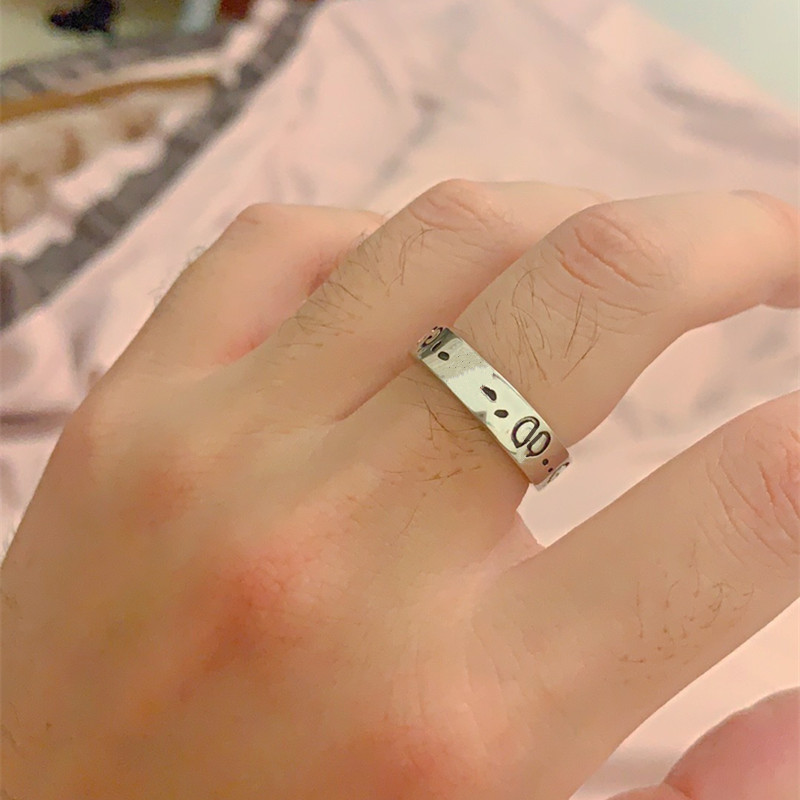 

women Classic Pixie Skull Ring For Men Ladies Silver Gold Plated Luxury Designer Gift Fade Fade