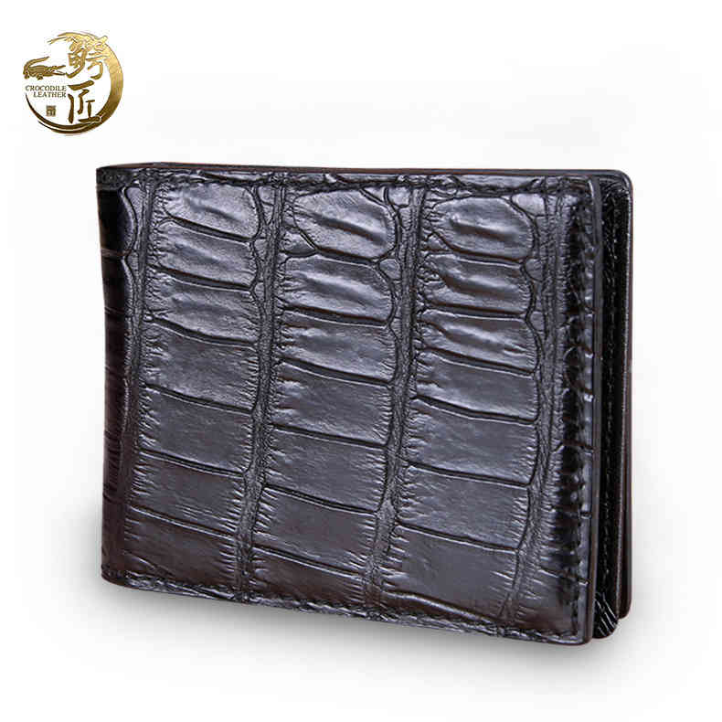 

Thai crocodile leather ultra thin driver's card driving license cover, Black