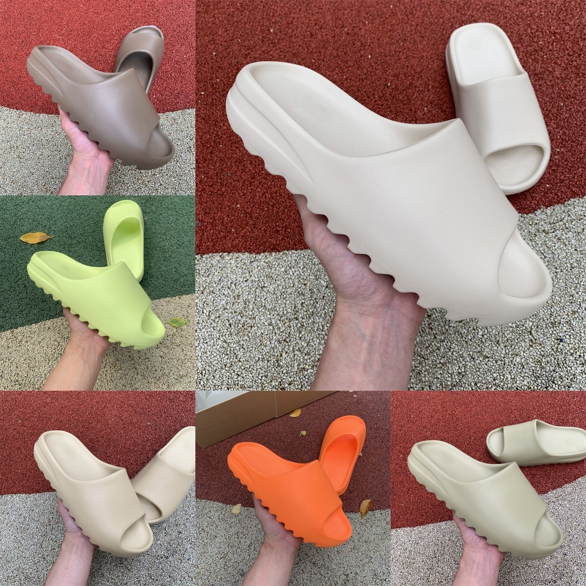 

Slides Slippers Desert Sand Summer Brown Tan Mens Women MX Cream Clay Resin Slide Sandal Graffiti Bone Rubber MXT Moon Gray Mineral Blue Glow Green Designer E75, Please contact us