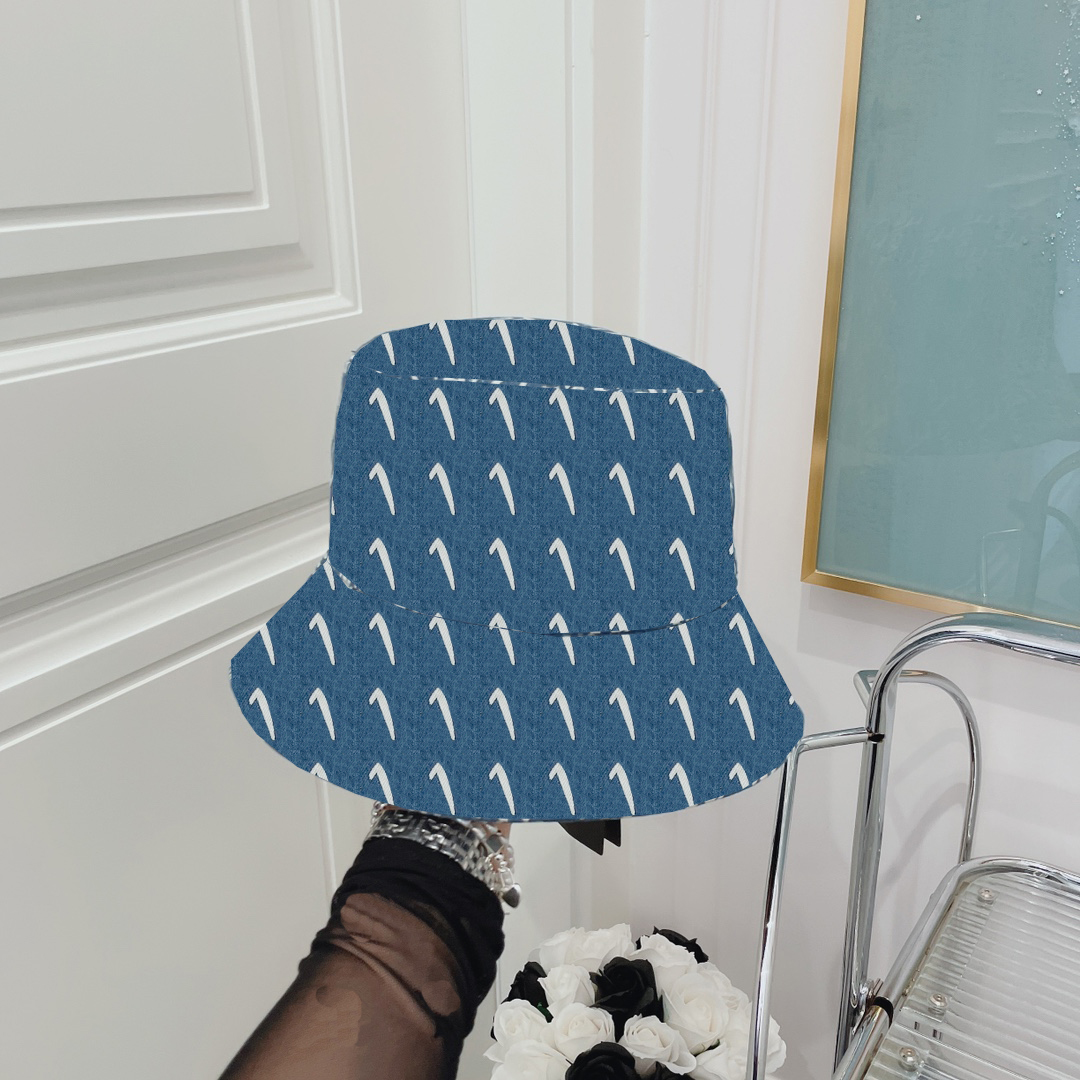 

Trendy Unisex Denim Bucket Hats Wide Brim Sports Caps Men Women Cowboy Fisherman Hats Outdoor Streetwear 4 Seasons Cap, 1#