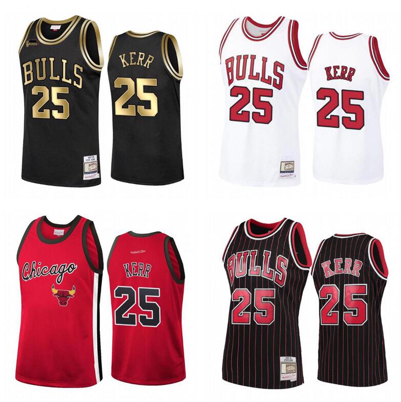 

Stitched Steve Kerr basketball Jersey S-6XL Mitchell & Ness 1995-96 Mesh Hardwoods Classics retro version Men Women Youth jerseys, Stitched jersey