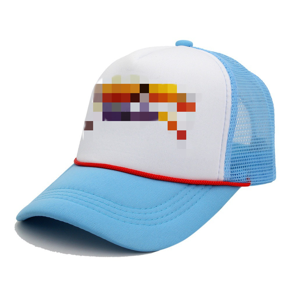 

Baseball cap retro mesh thinking cap adult unisex props accessories adjustable, Blue