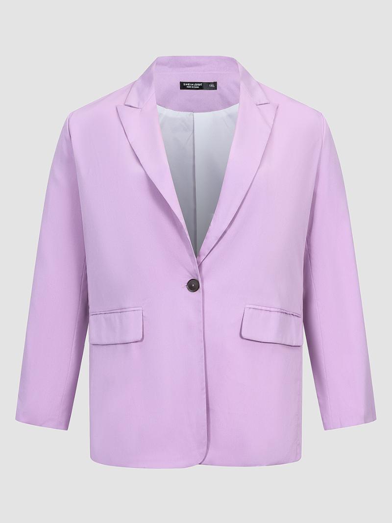 

Women's Plus Size Outerwear & Coats Finjani Lapel Collar Single Button Blazer Women ClothingWomen's, Swblazer23200724235