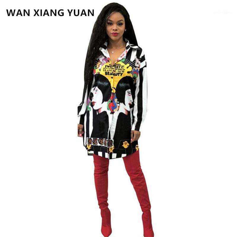 

Womens Tops And Blouses 2022 Tunic Women Long Sleeve Sexy Black Plus Size Loose Flower Printed 0223