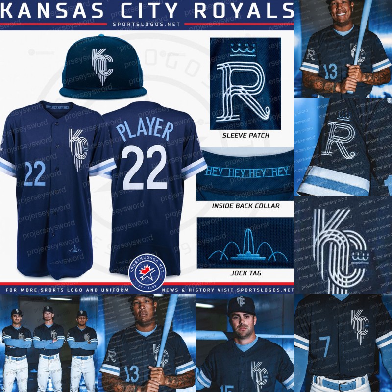 

S to 6XL #16 Andrew Benintendi 2022 City Connect Jersey Whit Merrifield Salvador Perez Zack Greinke Garrett Cam Gallagher MJ Melendez Sebastian Rivero Bobby Witt Jr., Mens cool base white