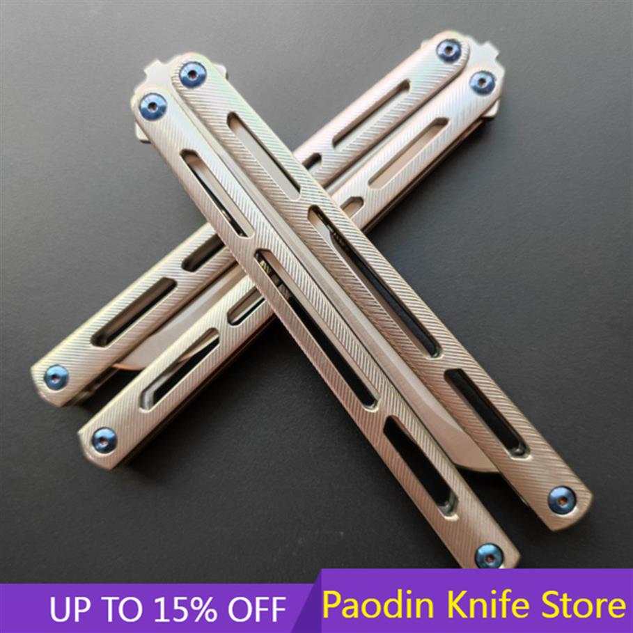 

baliplus tsunami Butterfly Trainer training Knife Bushings System Jilt -swinging EDC Knife342b