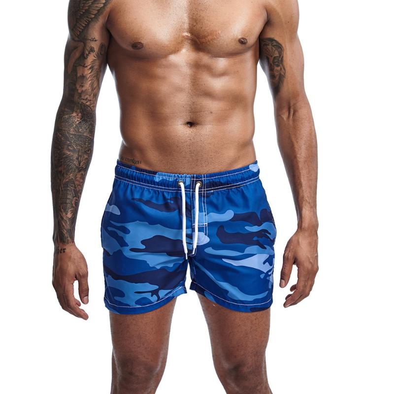 

Men's Shorts Summer Men's Casual Beach Swimwear Swimming Quick Dry Surf Board Short Camouflage Pocket Surfing Pants SwimsuitsMen's, Army green