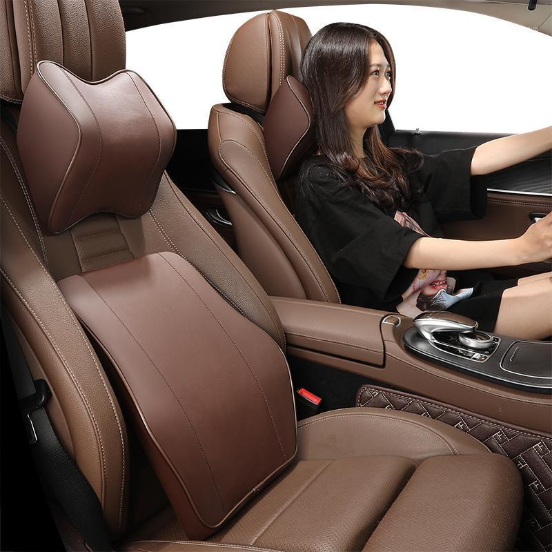 

Seat Cushions Neck Pillow Car Headrest For Support Lumbar Cushion Orthopedic Design Travel Memory Foam Relieve Pain