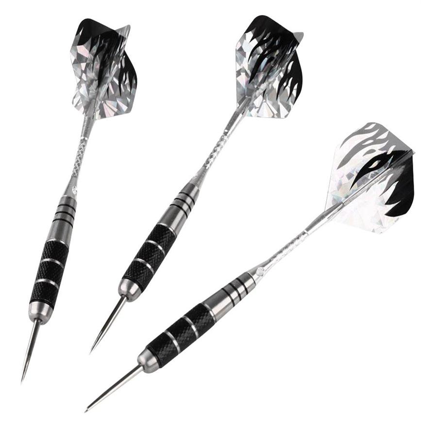 

3pcs/Set 3Pcs Steel Pointed Darts Indoor Sports Games Standard Hard Darts Nickel Plated Iron Barrel AL Shafts Aurora Wing Hunting 266a