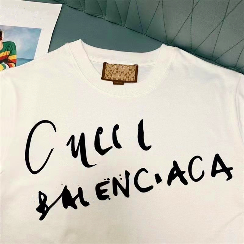 

designer new letter printed fashion T shirt for men and women the same casual fashion versatile short sleeve summer cotton breathable tee tops, Size do not sell