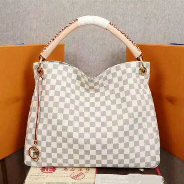 

Artsy Bags High Quality Women Leather Brown Handbag Luxury Designer Bag Large Capacity Tote LVs louiseity viutonity VUTTONS, Box