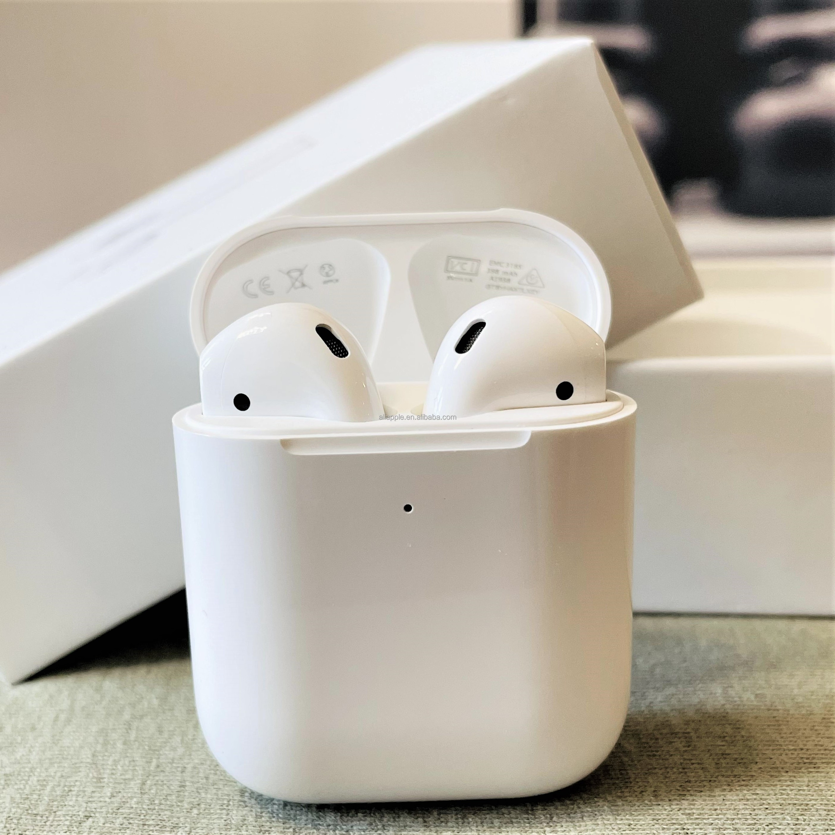 

for Apple AirPods ANC Noise cancellation AP3 AP2 Airpods pro Earphones Air pros H1 Chip Rename GPS Wireless Charging Bluetooth Headphones Earbuds 3rd generation, White