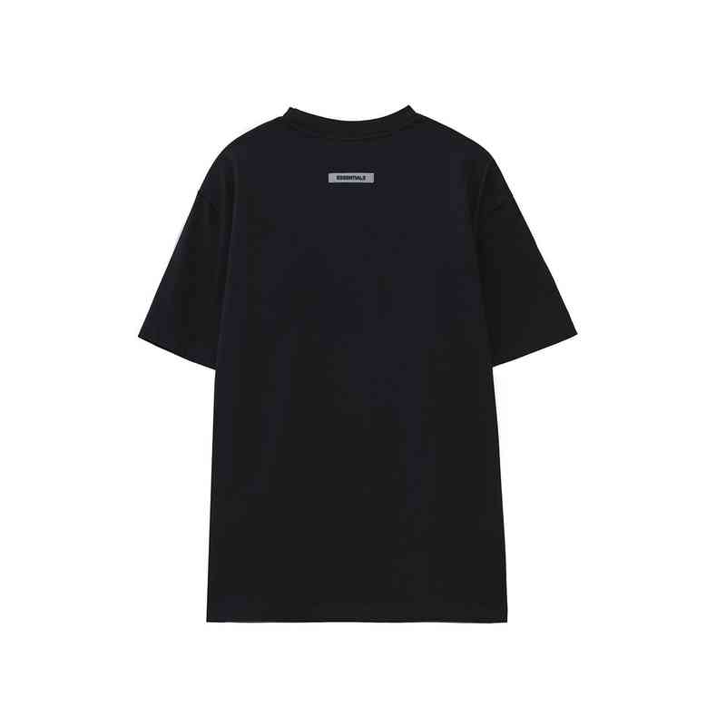 Men's Fashion Personality Trend New Short-sleeved Brand Wholesale Fear of Fog Multi Thread Essentials High Street and Women's Letter Short