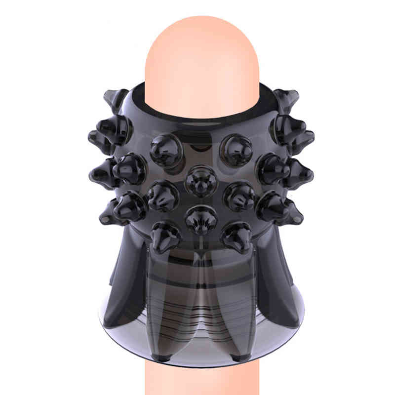 Massager Sex Toys Condom Silicone Penis Rings for Mens Erection Cock Ring Members Linen Nozzle Delay Ejaculation Cockring Men-image-771377694