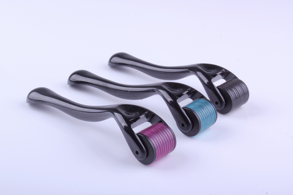 

Custom Logo 540 Microneedling Darma Roller Beard Growth Hair Roller Micro Needle Face 0.5mm Dermaroller