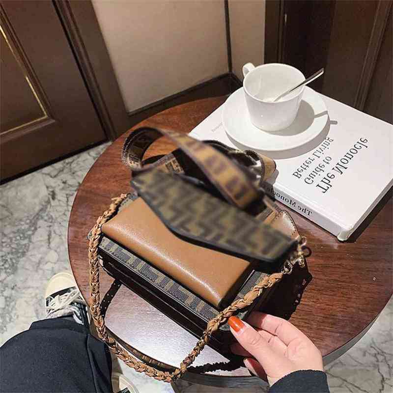 

70% factory online sale handbag Small Hangbag Bodycross Bags Women Square Ladies Dicount, Black-1