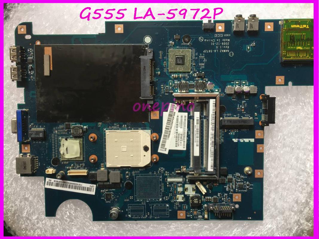 

Motherboards NAWA2 LA-5972P For Lenovo G555 Notebook Laptop Motherboard Mainboard 100% Tested Good