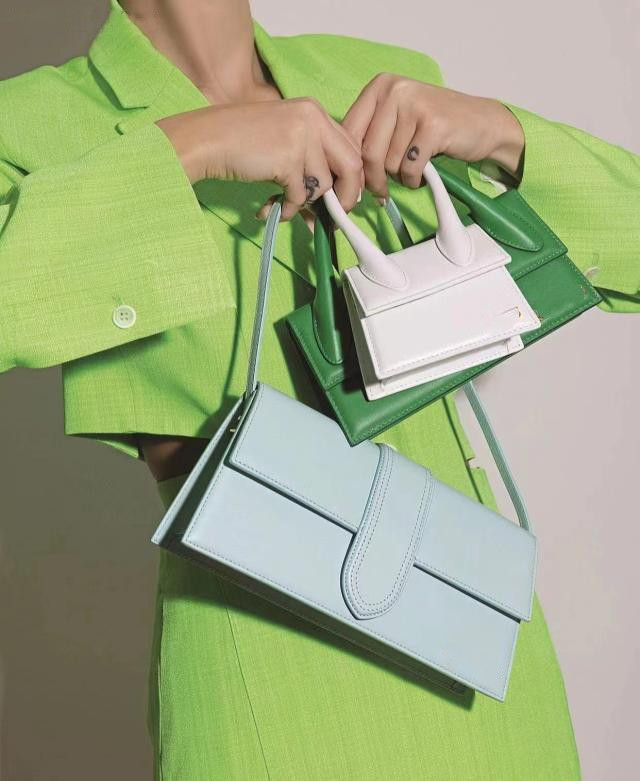 

Designer Handbag Bags spring/summer Jacquem Jacq Mini Vintage handbags leather Jac one shoulder armpit bag, Package box