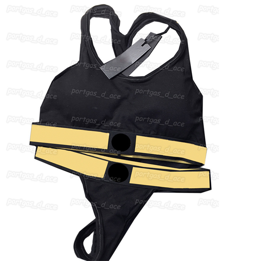 

Womens Sports Bra Thongs Set Black Padded Underwear for Women Comfortable Breathable Lingerie Set Sexy Beach Tank Bras, Black with label