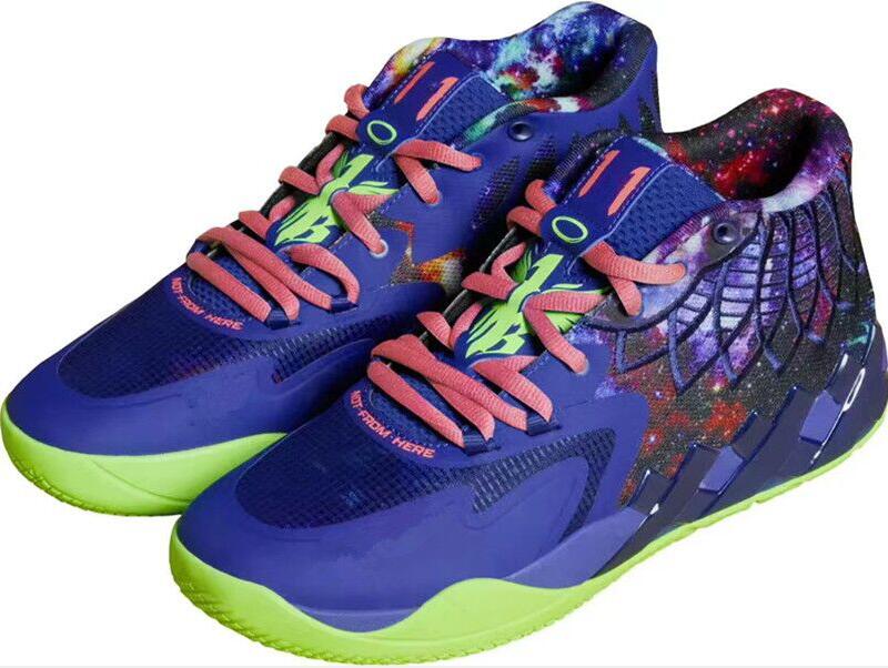 High-quality Queen City Blue LaMelo Ball MB1 Rick and Morty Men's Basketball Shoes Black Red Grey Sports Shoes