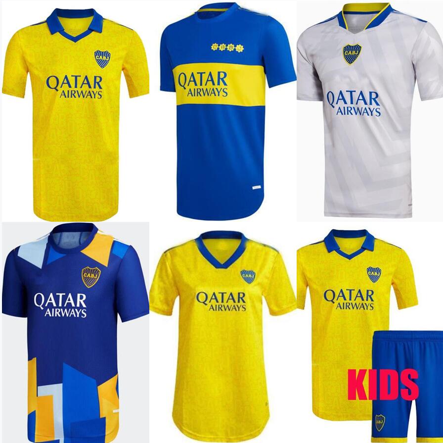 

22 23 Boca Juniors soccer Jersey 2022 2023 player version VILLA SALVIO MEDINA VARELA third Men kids kit women Benedetto Salvio Pavón camisa de futebol football shirt