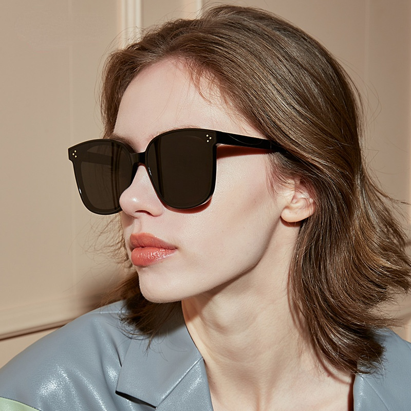 

Fashion brand sunglasses plain face generous quality Korean GM sunshade personalized anti UV Polarized Sunglasses for men and women glasses