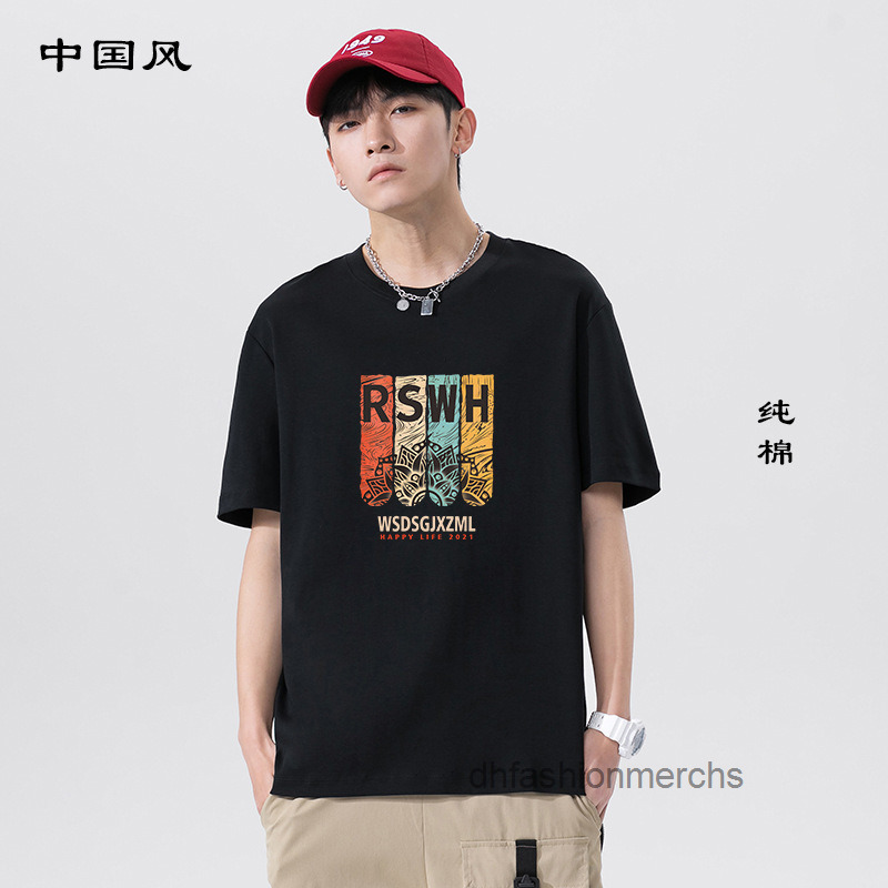 

designer t shirt mens short sleeve tshirts cotton white couple brand loose style half sleeve mens clothes mens clothes summer clothes