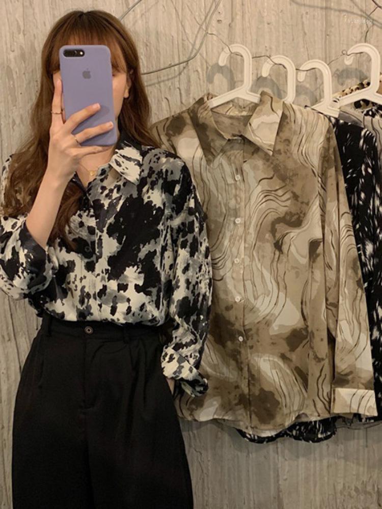 

Women Elegant Pullover Blouse Shirt Accessories Chiffon Tops Casual Korean Camisas De Mujer Clothing BW50XF Women's Blouses & Shirts, Style 4