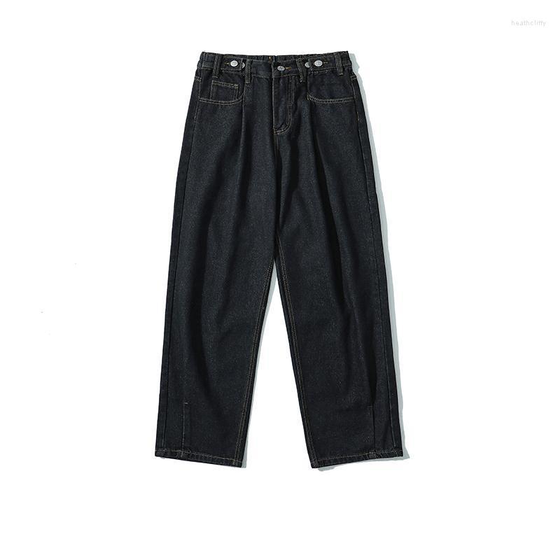 

Men's Jeans -5XL Plus Size Black For Men Fashion Trends Casual Clothing Teen Straight Leg Denim Pants Oversized Distressed StreetwearMen's
