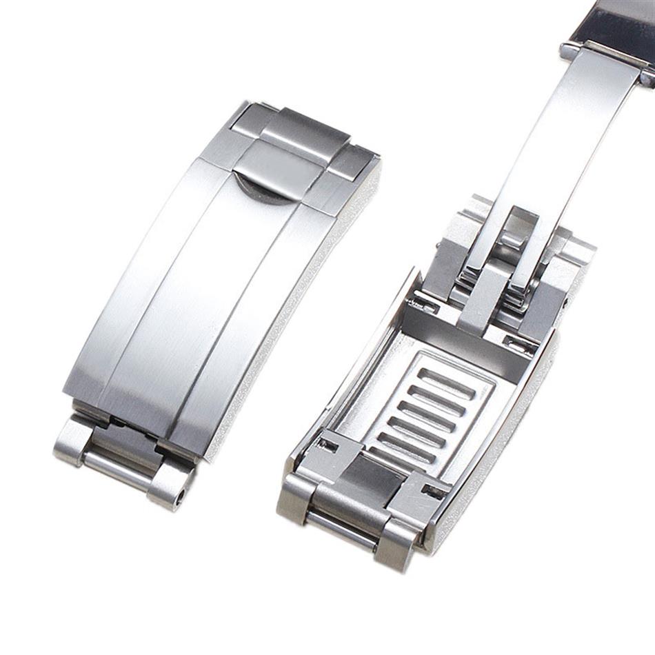 

9mm X 9mm NEW High Quality Stainless Steel Watch Band Strap Buckle Deployment Clasp for Rolex Submariner Gmt Bands245j
