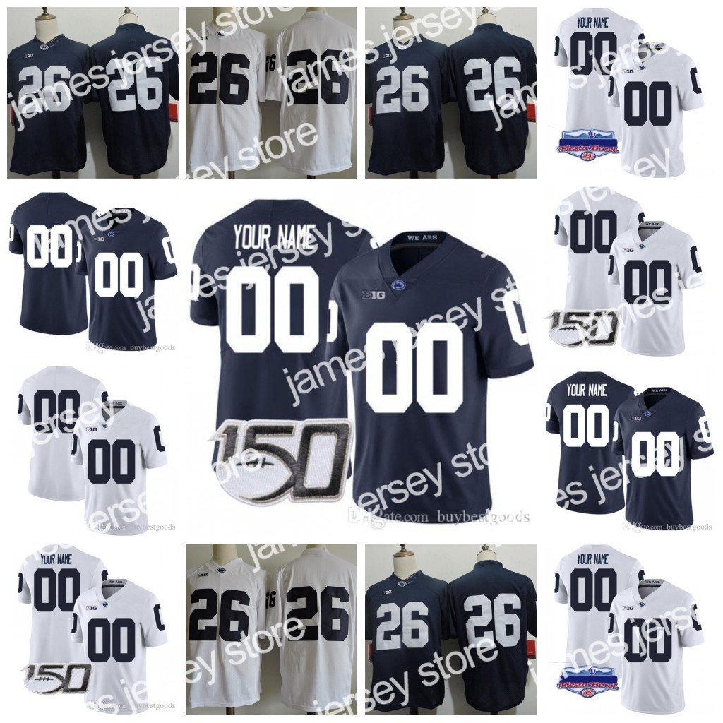 

PSU Penn State Nittany Football Jersey Sean Clifford KJ Hamler Jahan Noah Cain Dotson Parsons Freiermuth Ford Cotton Bowl 150TH, Youth