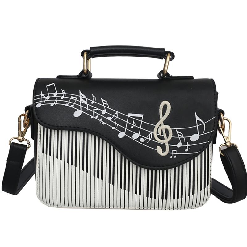 

Evening Bags Fashion Women Note Style Messenger Leather Handbag Luxury Piano Designer Shoulder Female Crossbody Bag 2022 High QualityEvening, 50 pcs choose this