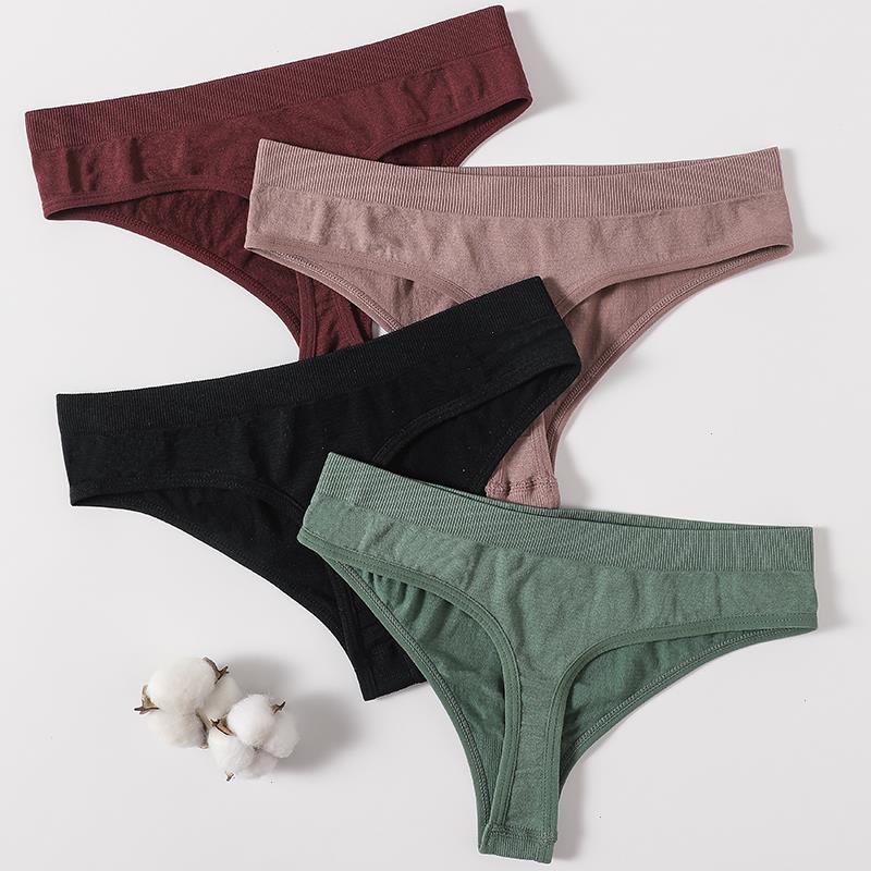 

Seamless Thongs Women Panties Underwear Sexy G-string Female Underpants Shapewear Lingerie Panty Low Rise Bottoms -xl, Beige