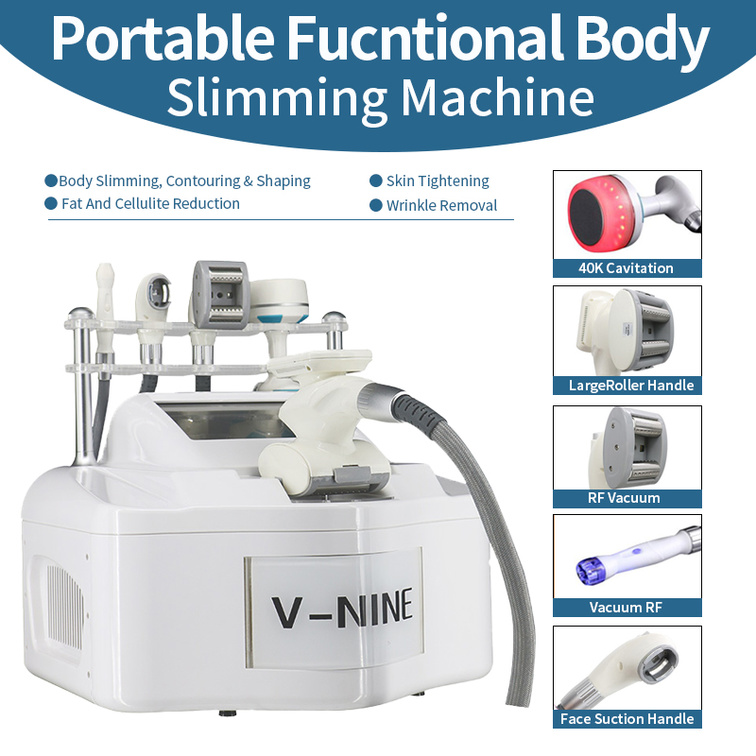 

5 In 1 Multi-Functional Skin Tightening Vacuum Face Lifting Rf Cavitation Vacuum Roller Vela Kuma Shape 3 Machine
