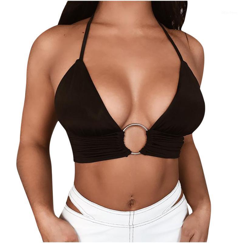 

Women' Tanks & Camis Sexy Women Crop Top Bralette Fashion Woman Sleeveless Tops T-Shirt Summer Solid Vest Cami Tank Female Seamless Underwe