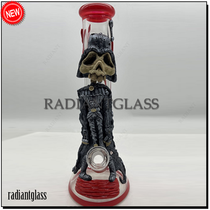 

13" Unique 3D beaker Bong Big Hookahs Clown Thick Tall Heady glass bongs with diffused downstem big bongs