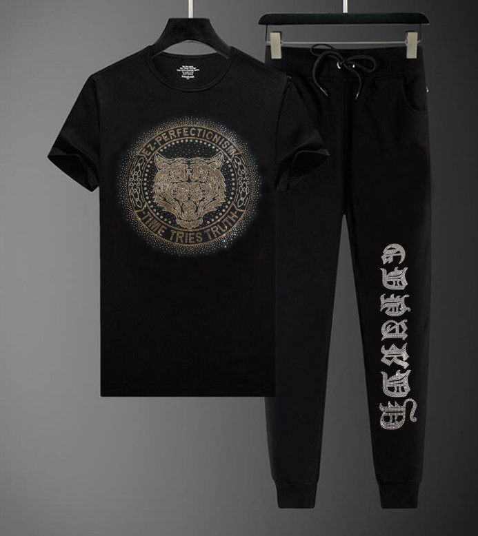 

New Diamond stone Tracksuit Men cotton Best-Quality designer suits outfit, As show