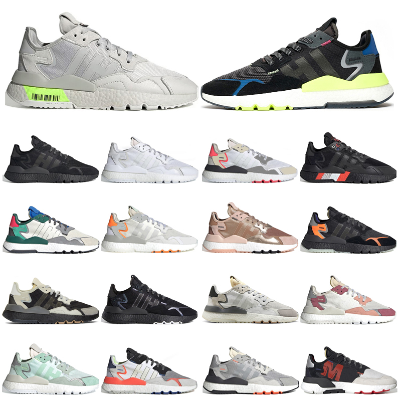 

Shock Red Nite Jogger Mens Running Shoes Reflective Xeno Vapour white Black Metallic Grey One COLLEGIATE GREEN Men women sports Sneakers size 36-45, 15 core black 2