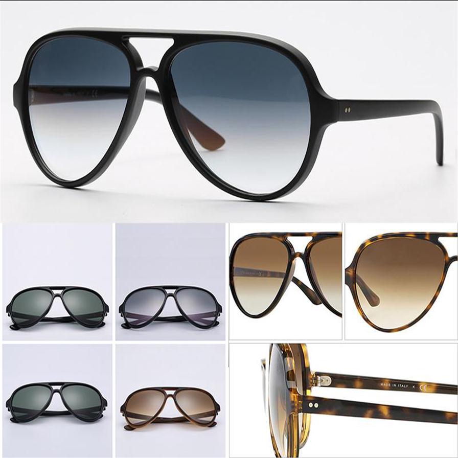 Top Quality 4125 Rays Brand Lunettes de soleil Men Femmes Femmes rétro Classical Sun Gernes 5000 Modèle Nylon Frame G15 Packages d'origine C2608