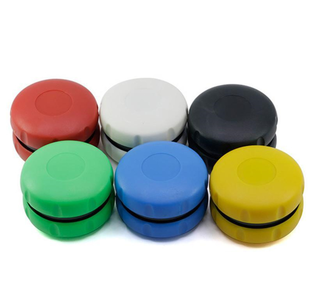 

Hamburg shape smoking herb grinder 60mm multicolor 2 parts tooth smoking Creative tobacco grinders