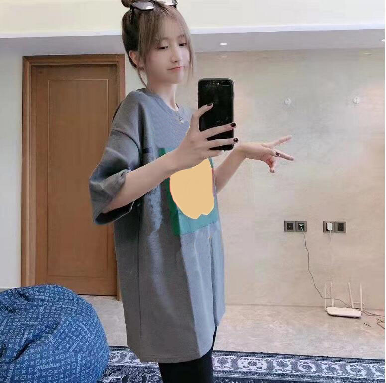 

2022SSG newest styles womens Designer T Shirt Polo TShirt Men t-shirts For Women loose oversized Jumper Shirts Big letters G Outfit Luxurys, Gray