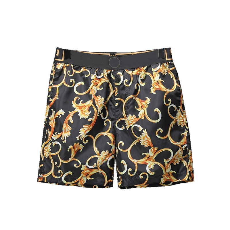 

Loose Mens Shorts Summer Designers Casual Sports Fashion Quick Drying Men Beach Pants Black and White