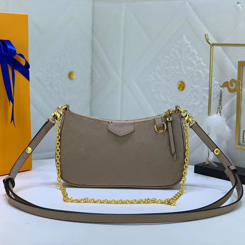 

Designer Bag women message Wallets High Quality Monograms Embossed Easy Pouch On Strap Handbag Water Ripples Tote Pochette Chain Shoulder Crossbody Bags, Plum