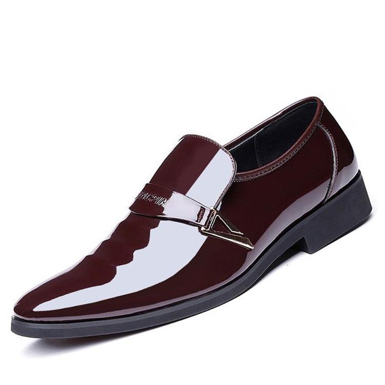 

Dress Shoes Men Casual Leather 2022 Fashion Flats Comfortable Office For, White