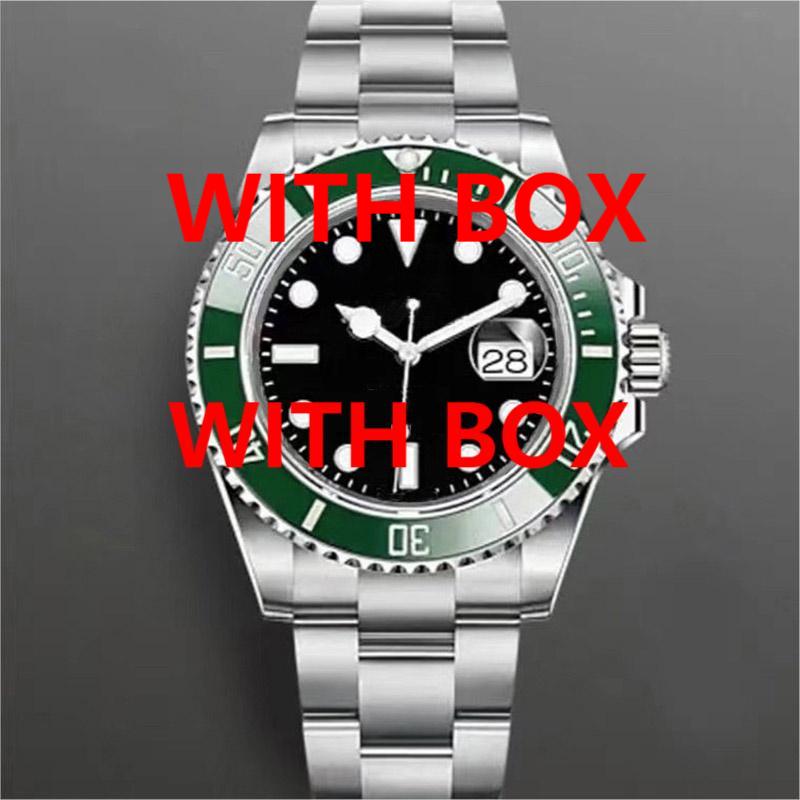 U1-WITH BOX Mens Watches Automatic Mechanical Watch Stainless Steel Blue Black Ceramic Sapphire WristWatches Super luminous montre de luxe-image-770152281