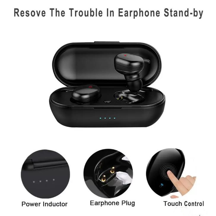 

2022 Sport Y30 TWS Earbuds Headphone Wireless Headsets Noise Cancel Touch Bluetooth 5.0 Headphones Earphones With Microphone Headset For Ios Android Cell Phone, Mixed color