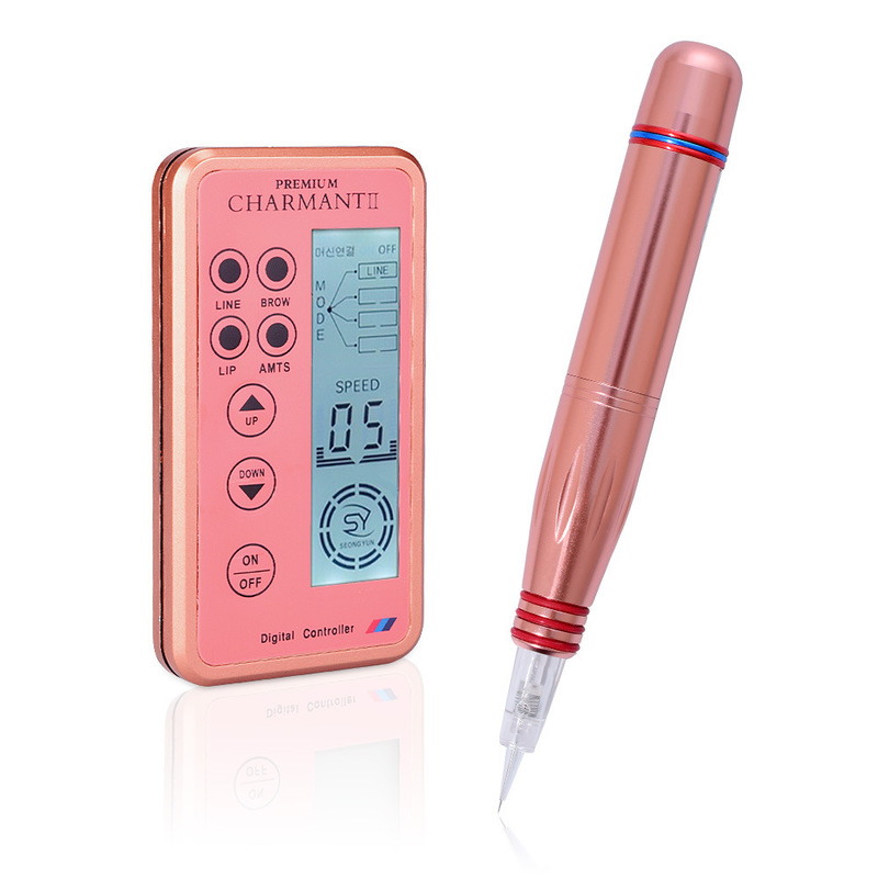 

Dermografo Charmant II Digita Profissional Micro Pigmentacao Charmant Agulhas Easy Click 1/3/5RL 5/7Flat Catriage 220728