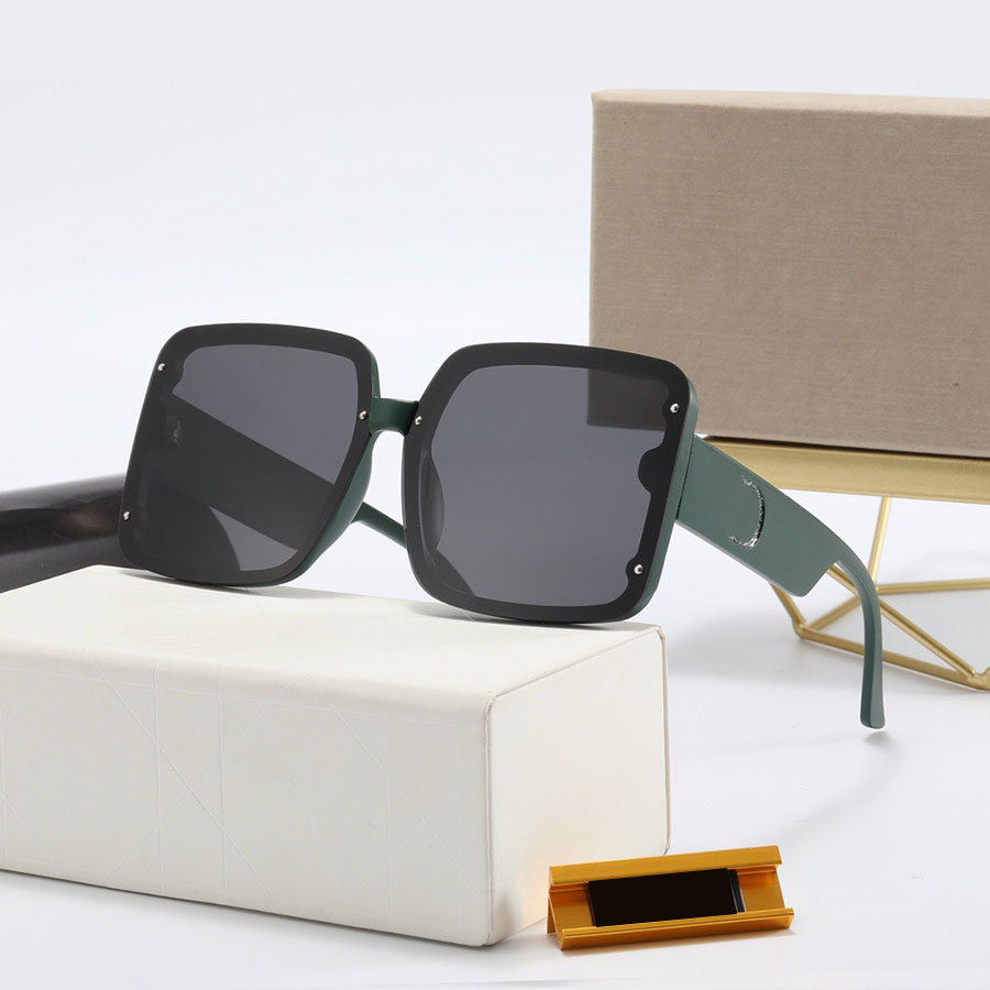 Fashion Sunglasses Luxury Big Frame Sunglass for Men Women Classic Rectangle Sun Glasses Unisex Eyeglasses 5 Colors High Quality