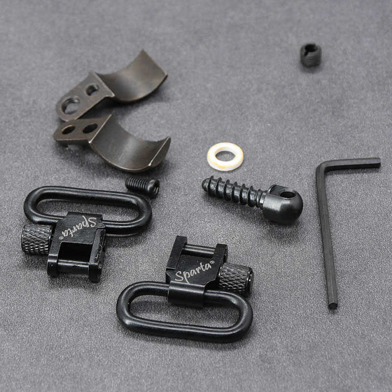 

Sparta Rifle Shoulder Strap Quick Detachable Release Buckle Swivels Fit Most .750" - .800" Shotguns Barrel Tube 15952, Multi-color