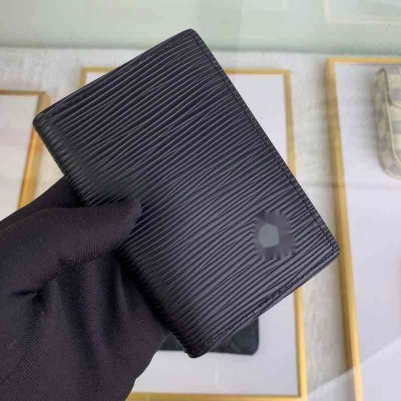 

Evening Bags Luxury Brand black Fold Card Package men Small size easy to fit in bag or even pocket Size 7.5x11.0cm M60642, Not sold separately